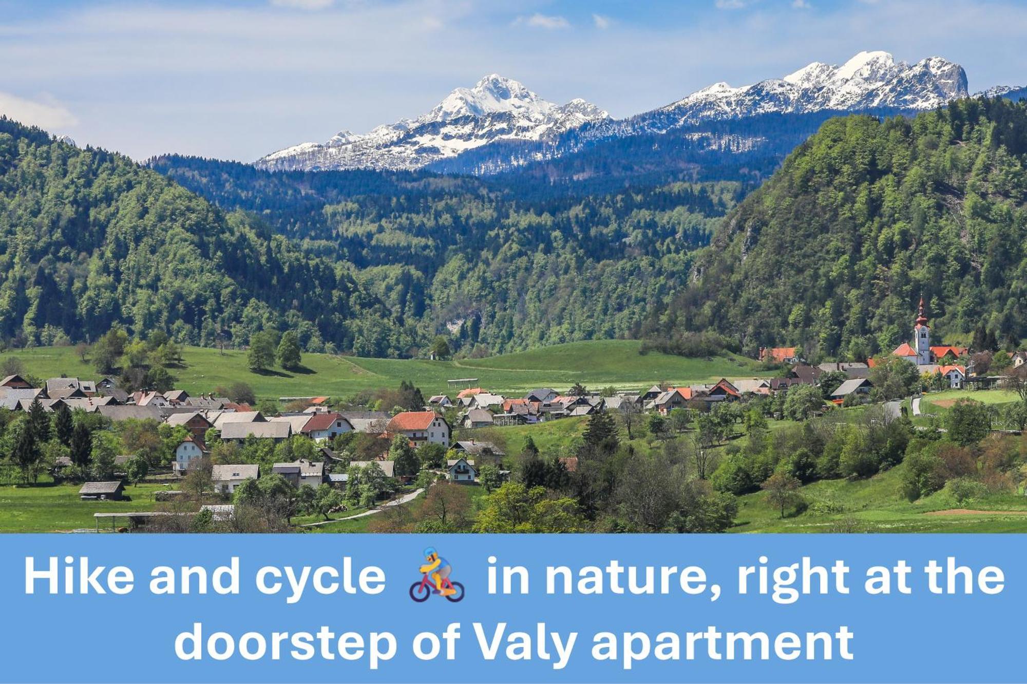 Apartment Valy - Free Bikes, Relaxing Terrace & Near Bled Exterior foto